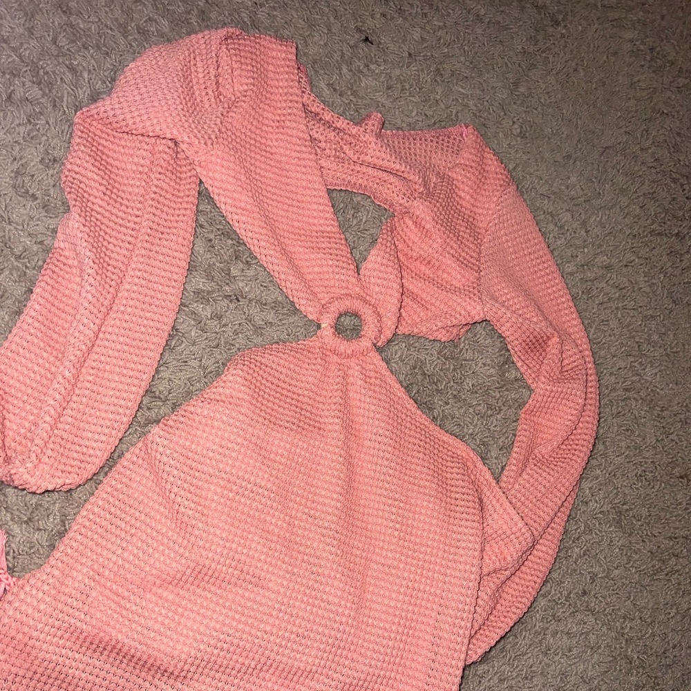 cute peachy dress